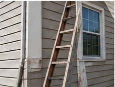 Residential exterior repair work
